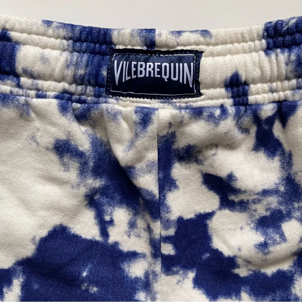Vilebrequin Boys Blue & White Tie-dye Cotton Bermuda Shorts - 6Y